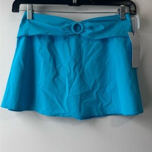 Karla Colletto Vibrant Blue Swim Coverup with Flared Skirt Sz S